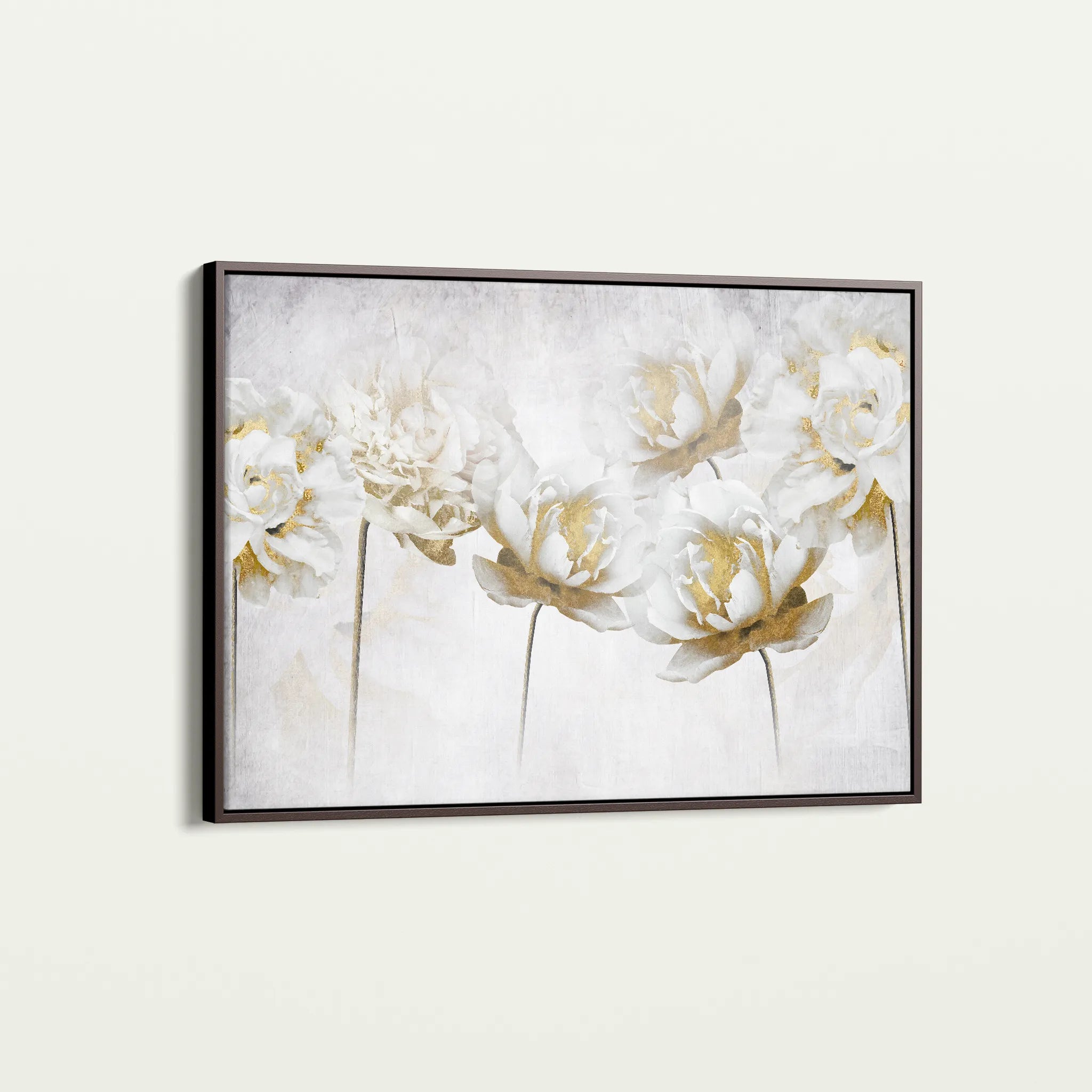 Floral 006 Canvas Art 18" x 24" / 45 x 60 cm / Black