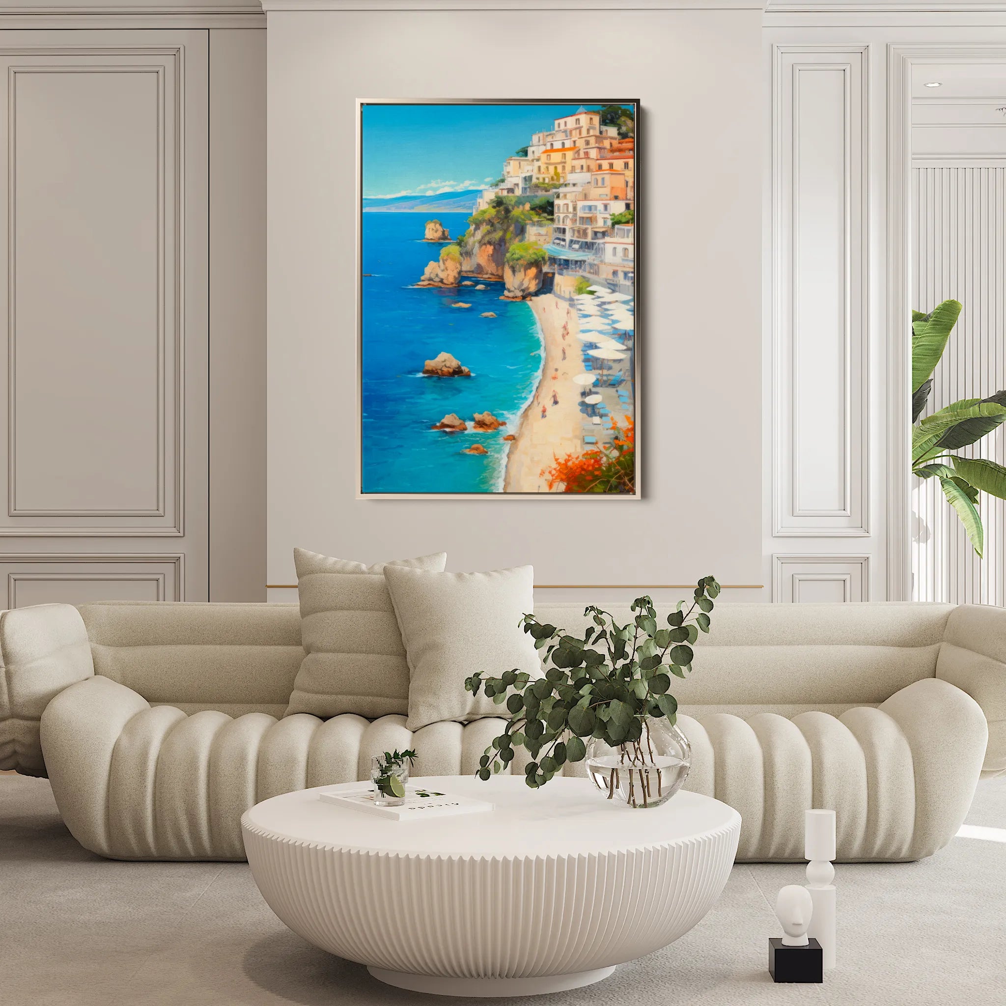 Landscape 006 Canvas Art 18" x 24" / 45 x 60 cm / Black
