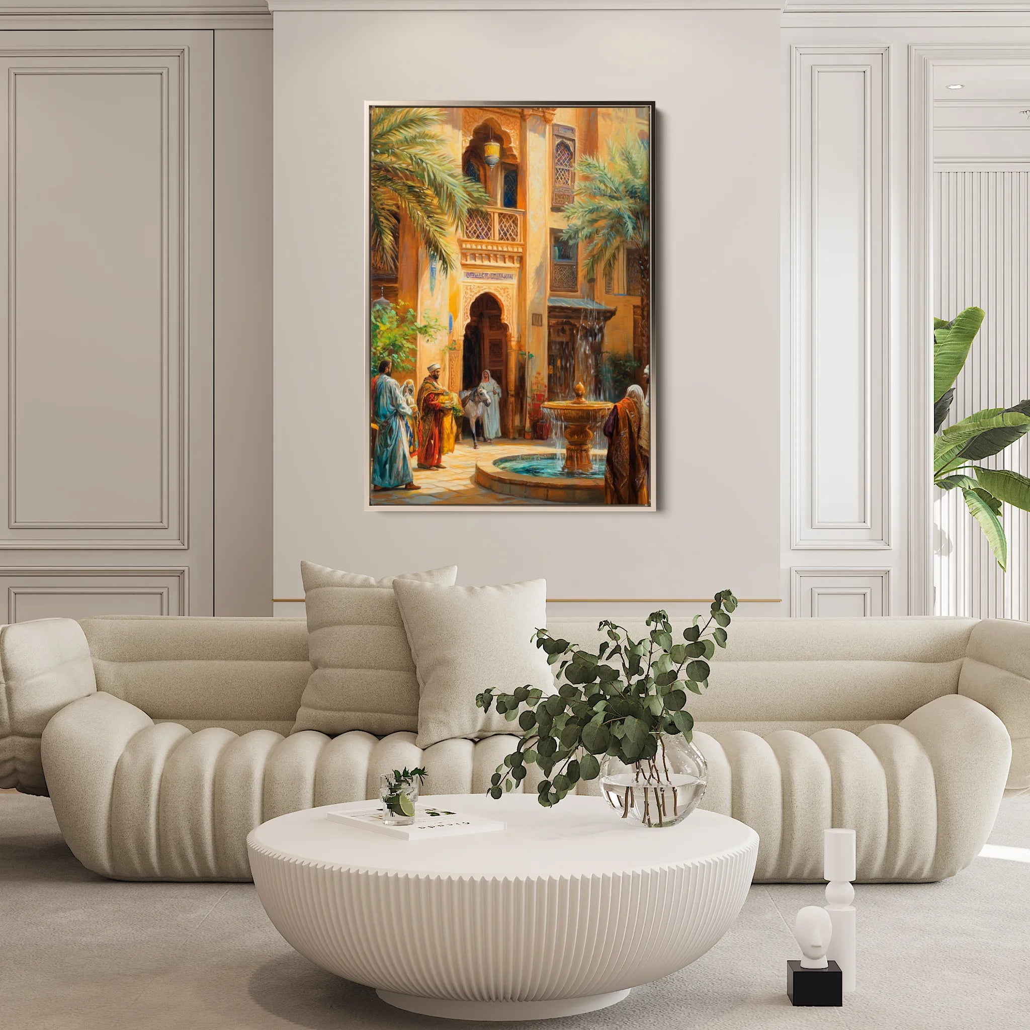 Orientalist 006 Canvas Art 18" x 24" / 45 x 60 cm / Black