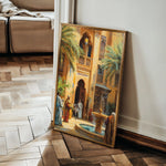 Orientalist 006 Canvas Art 18" x 24" / 45 x 60 cm / Black