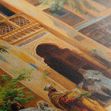 Orientalist 006 Canvas Art 18" x 24" / 45 x 60 cm / Black