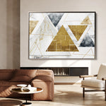 Abstract 007 Canvas Art 18" x 24" / 45 x 60 cm / Black