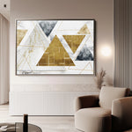 Abstract 007 Canvas Art 18" x 24" / 45 x 60 cm / Black