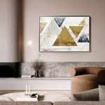 Abstract 007 Canvas Art 18" x 24" / 45 x 60 cm / Black