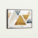 Abstract 007 Canvas Art 18" x 24" / 45 x 60 cm / Black
