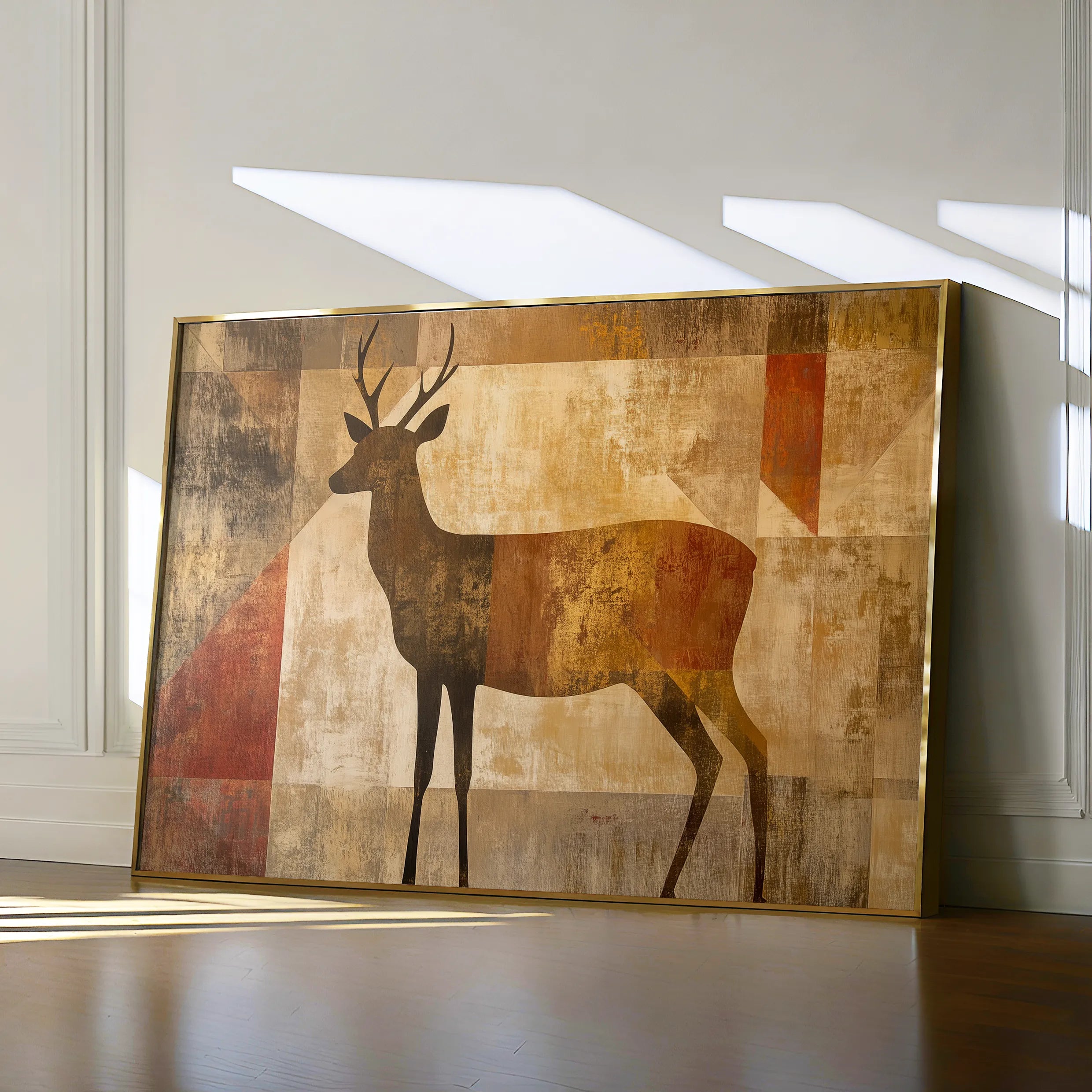Animals 007 Canvas Art 18" x 24" / 45 x 60 cm / Black
