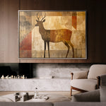 Animals 007 Canvas Art 18" x 24" / 45 x 60 cm / Black