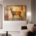 Animals 007 Canvas Art 18" x 24" / 45 x 60 cm / Black