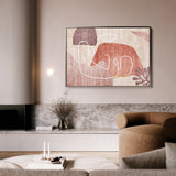 Boho 007 Canvas Art 18" x 24" / 45 x 60 cm / Black