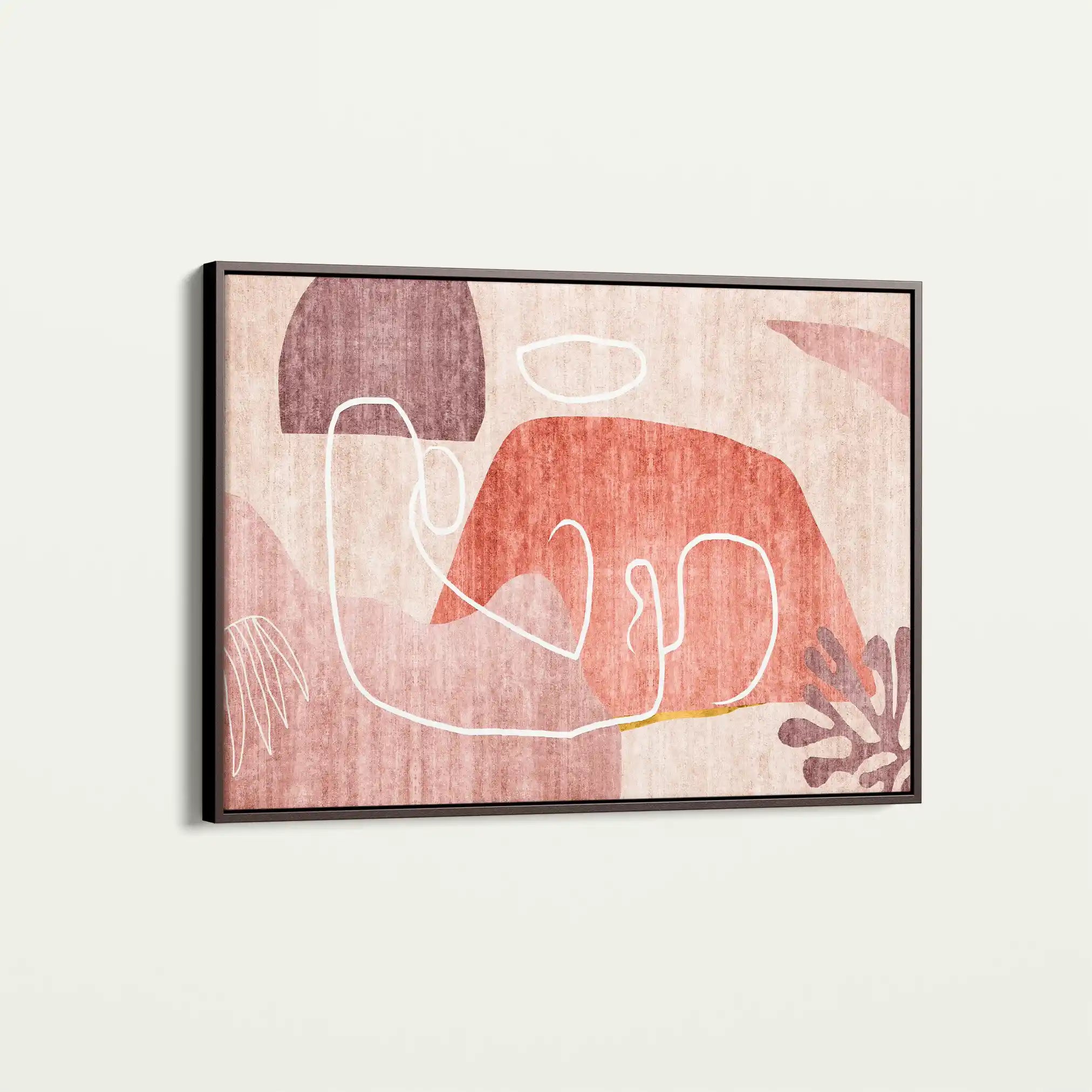 Boho 007 Canvas Art 60 x 40 cm / Black