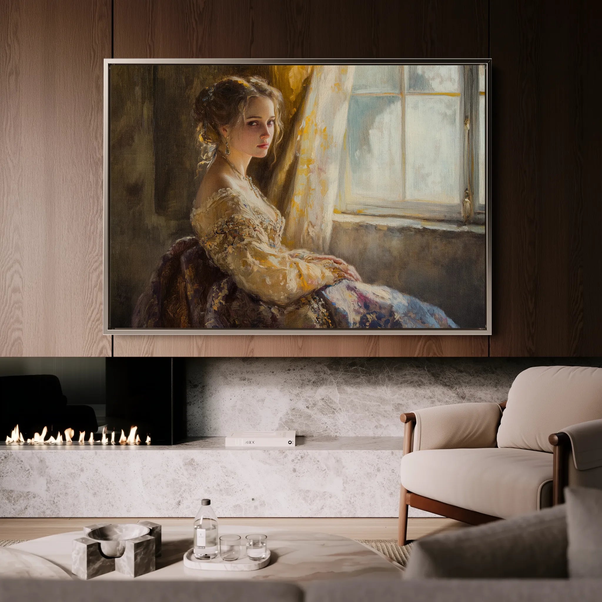 Classic 007 Canvas Art 18" x 24" / 45 x 60 cm / Black