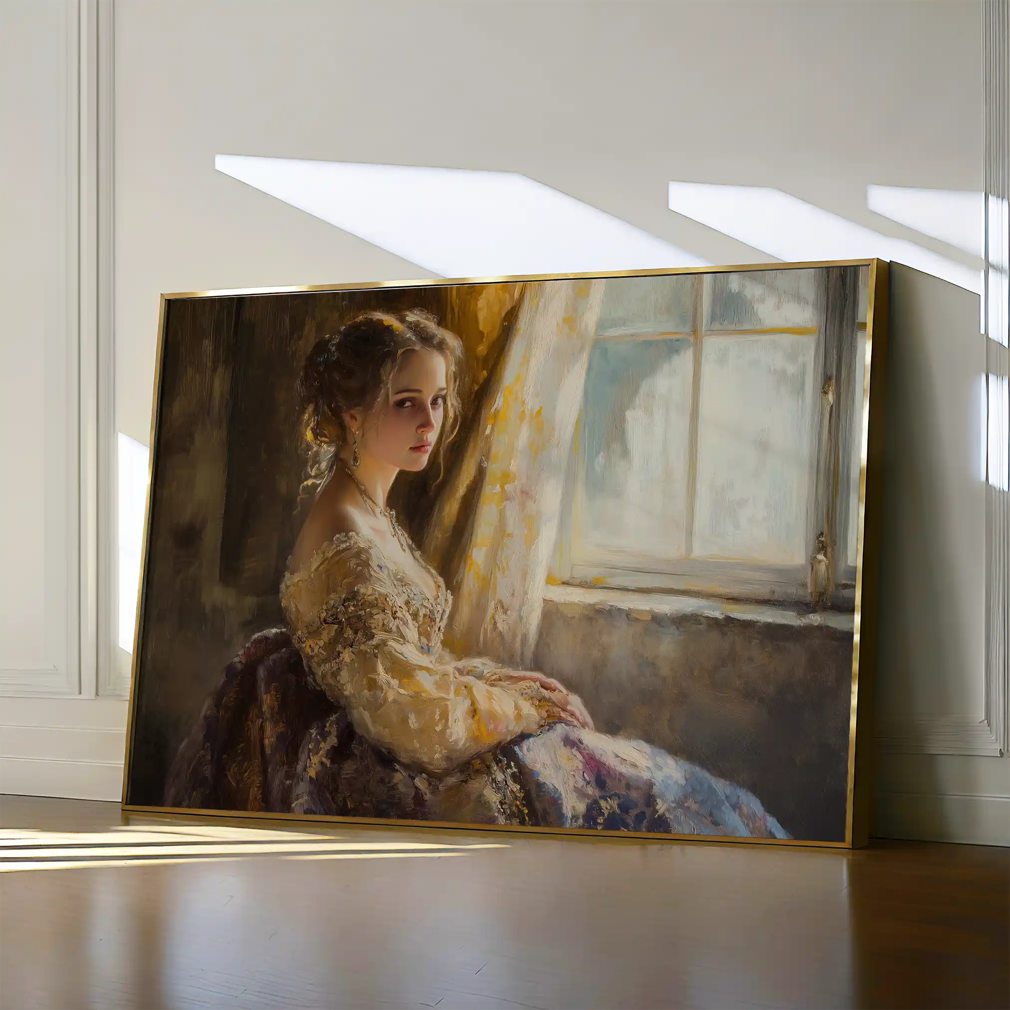 Classic 007 Canvas Art 18" x 24" / 45 x 60 cm / Black