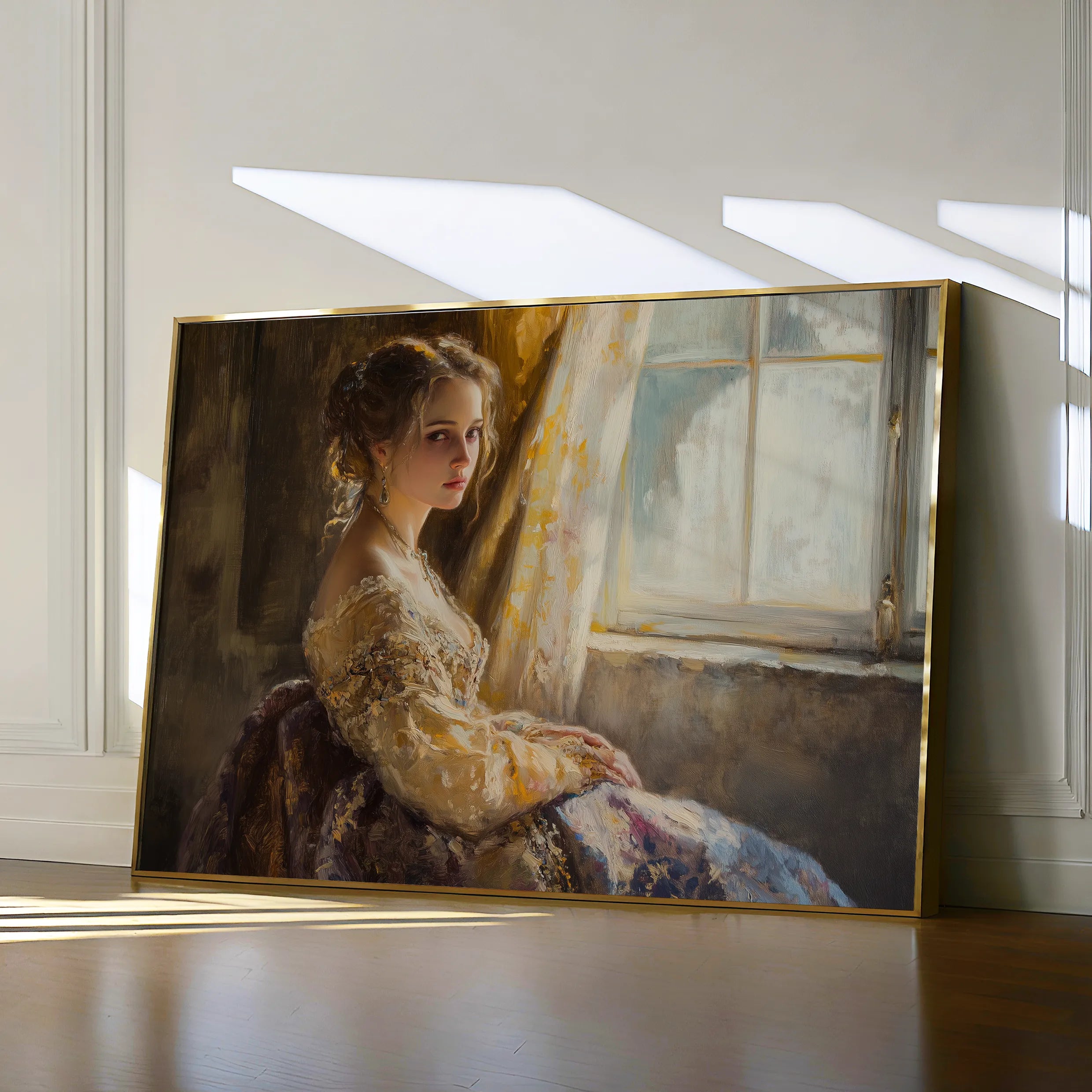 Classic 007 Canvas Art 18" x 24" / 45 x 60 cm / Black