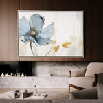 Floral 007 Canvas Art 18" x 24" / 45 x 60 cm / Black
