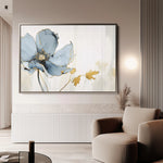 Floral 007 Canvas Art 18" x 24" / 45 x 60 cm / Black