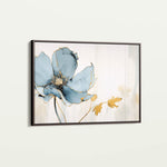 Floral 007 Canvas Art 18" x 24" / 45 x 60 cm / Black