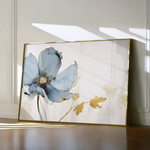 Floral 007 Canvas Art 60 x 40 cm / Black