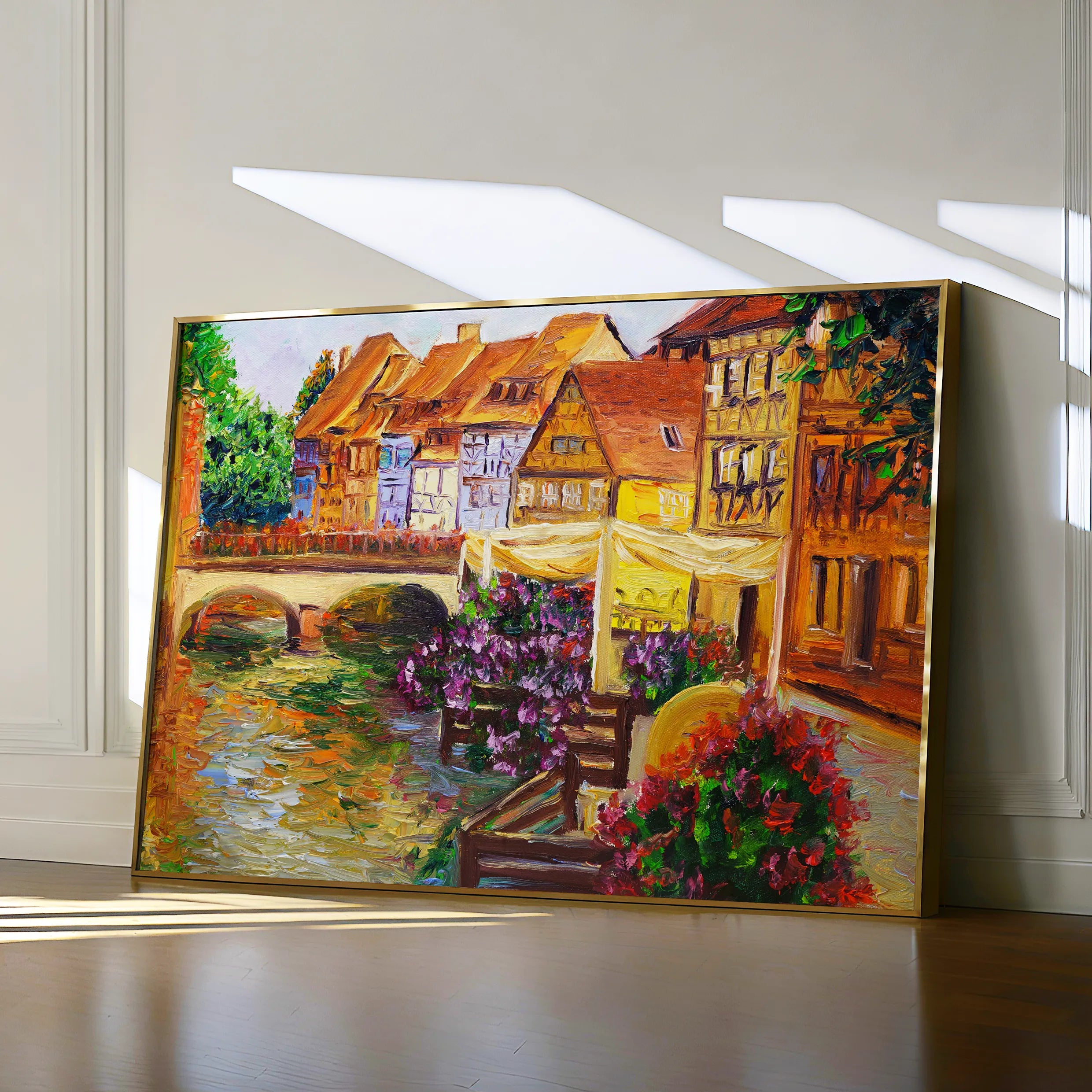 Landscape 007 Canvas Art 18" x 24" / 45 x 60 cm / Black