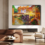 Landscape 007 Canvas Art 18" x 24" / 45 x 60 cm / Black