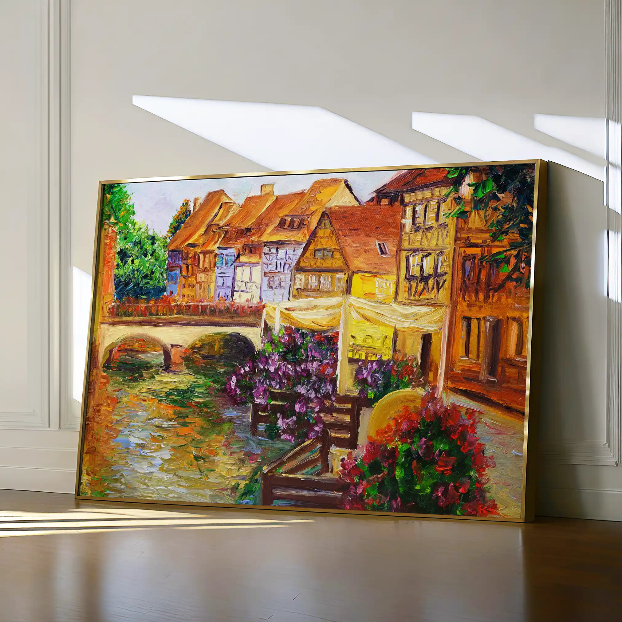 Landscape 007 Canvas Art 60 x 40 cm / Black