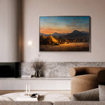 Orientalist 007 Canvas Art 18" x 24" / 45 x 60 cm / Black