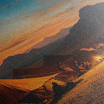 Orientalist 007 Canvas Art 18" x 24" / 45 x 60 cm / Black