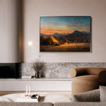 Orientalist 007 Canvas Art 60 x 40 cm / Black