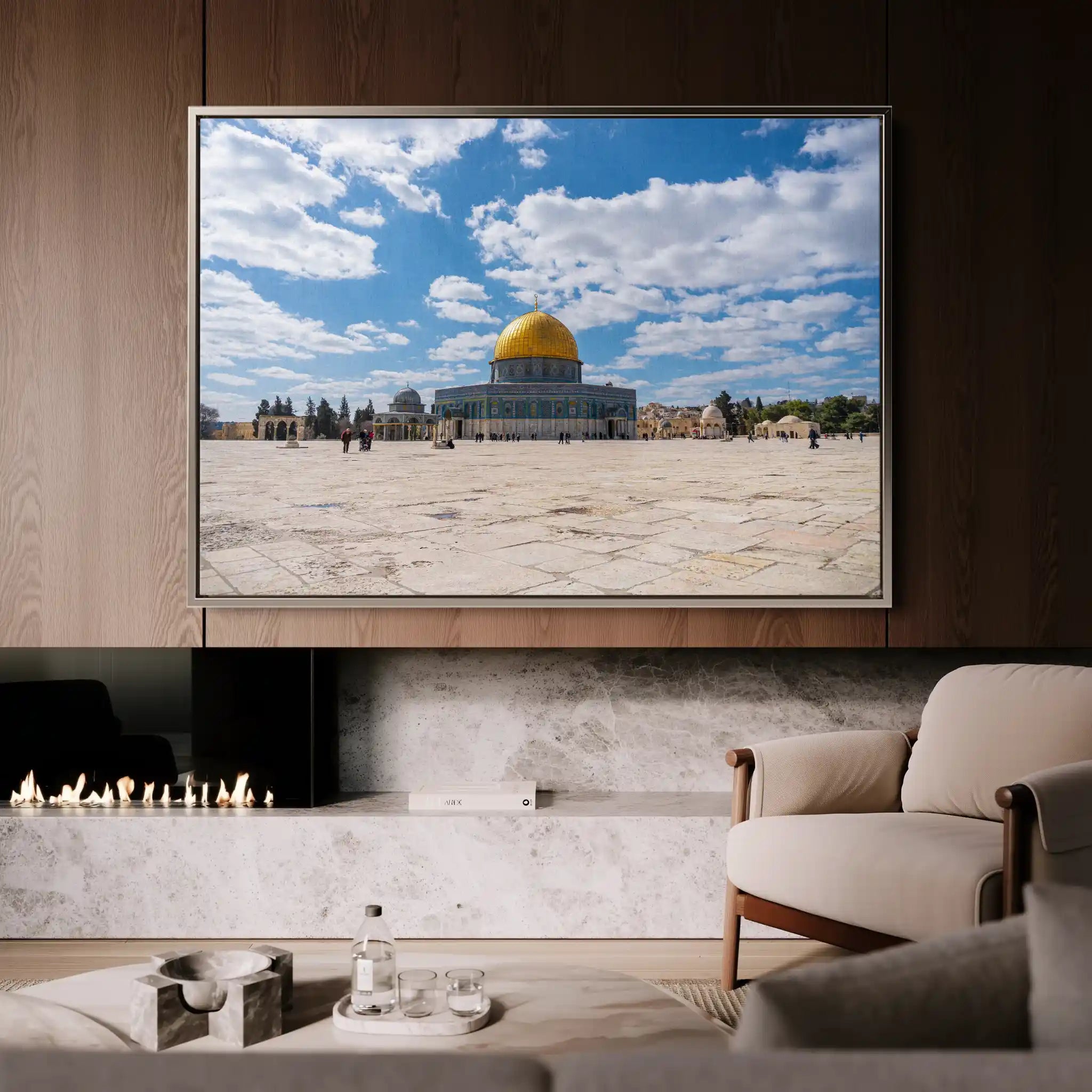 Palestine 007 Canvas Art 60 x 40 cm / Black