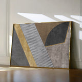 Abstract 008 Canvas Art 18" x 24" / 45 x 60 cm / Black