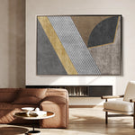Abstract 008 Canvas Art 18" x 24" / 45 x 60 cm / Black