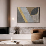Abstract 008 Canvas Art 18" x 24" / 45 x 60 cm / Black