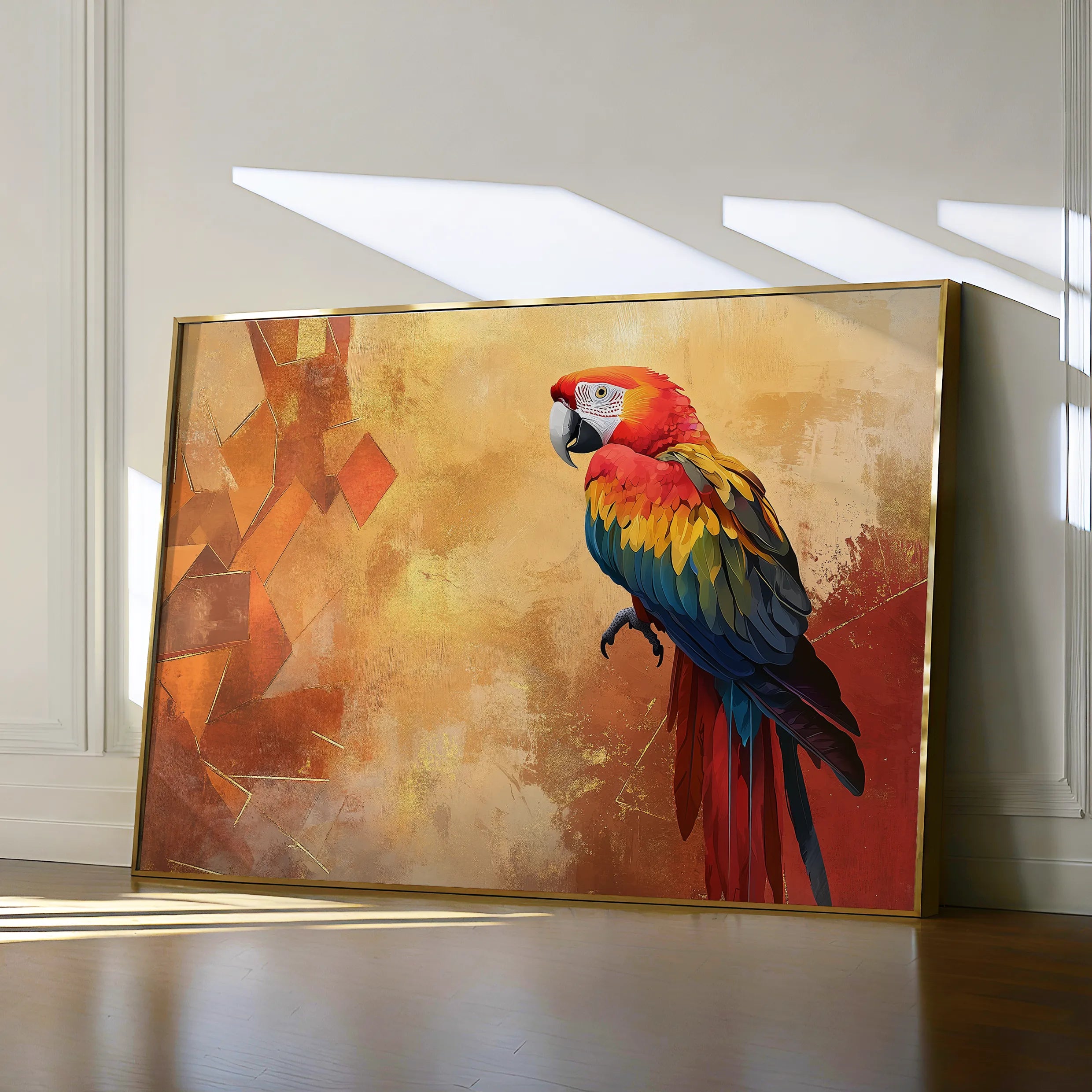 Animals 008 Canvas Art 18" x 24" / 45 x 60 cm / Black