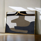 Boho 008 Canvas Art 18" x 24" / 45 x 60 cm / Black