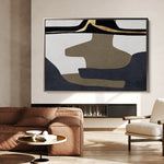 Boho 008 Canvas Art 18" x 24" / 45 x 60 cm / Black