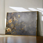 Floral 008 Canvas Art 18" x 24" / 45 x 60 cm / Black