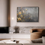 Floral 008 Canvas Art 18" x 24" / 45 x 60 cm / Black