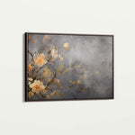 Floral 008 Canvas Art 18" x 24" / 45 x 60 cm / Black