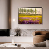 Landscape 008 Canvas Art 18" x 24" / 45 x 60 cm / Black