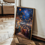 Orientalist 008 Canvas Art 18" x 24" / 45 x 60 cm / Black