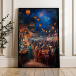 Orientalist 008 Canvas Art 60 x 40 cm / Black