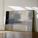 Abstract 009 Canvas Art 18" x 24" / 45 x 60 cm / Black