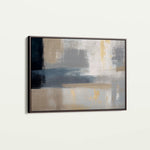 Abstract 009 Canvas Art 18" x 24" / 45 x 60 cm / Black
