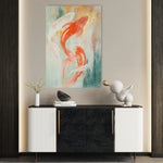 Animals 009 Canvas Art 18" x 24" / 45 x 60 cm / Black
