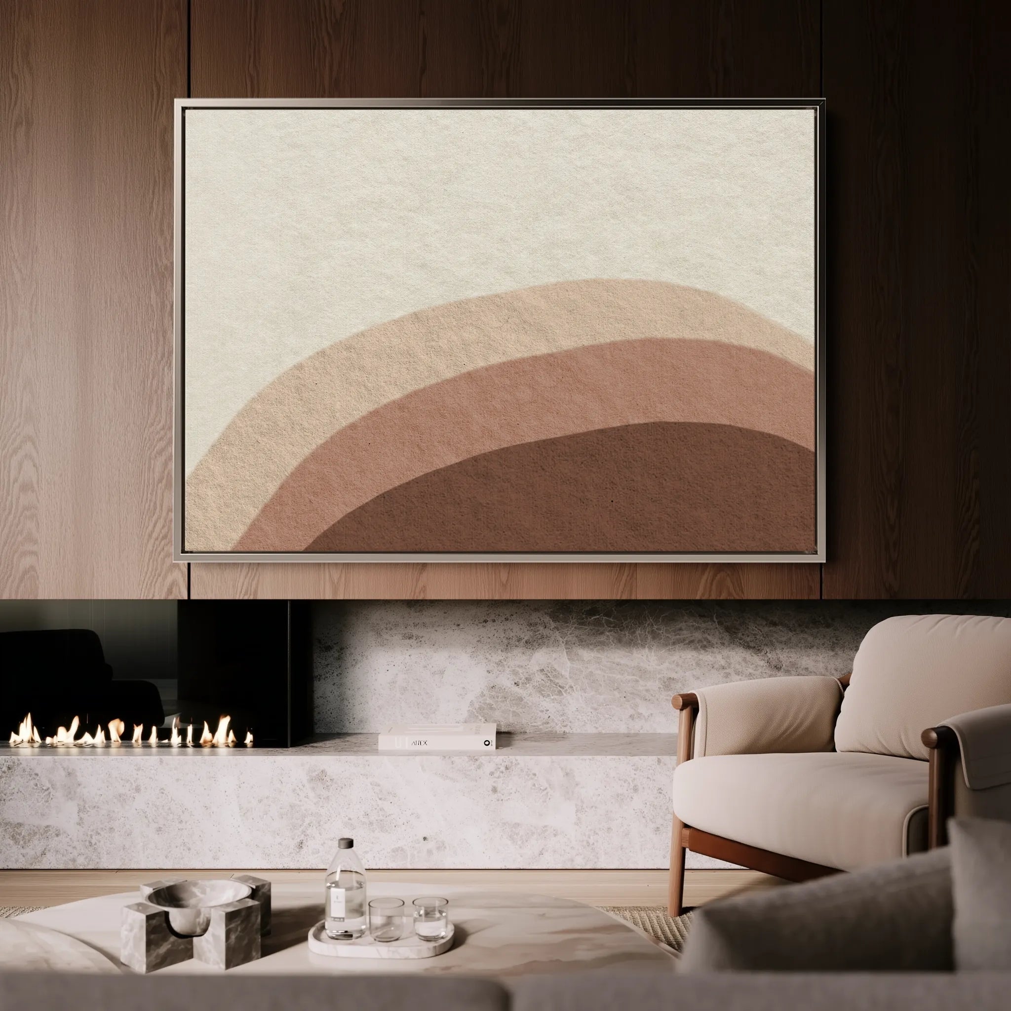 Boho 009 Canvas Art 18" x 24" / 45 x 60 cm / Black