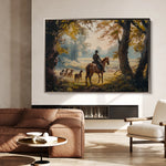 Classic 009 Canvas Art 18" x 24" / 45 x 60 cm / Black