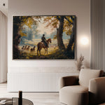 Classic 009 Canvas Art 18" x 24" / 45 x 60 cm / Black