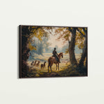 Classic 009 Canvas Art 18" x 24" / 45 x 60 cm / Black