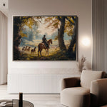 Classic 009 Canvas Art 60 x 40 cm / Black