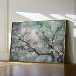 Floral 009 Canvas Art 18" x 24" / 45 x 60 cm / Black
