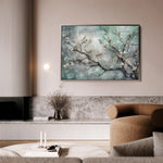 Floral 009 Canvas Art 18" x 24" / 45 x 60 cm / Black